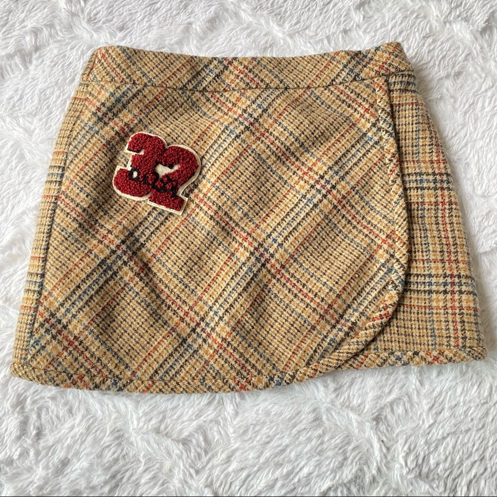 ZARA plaid skirt